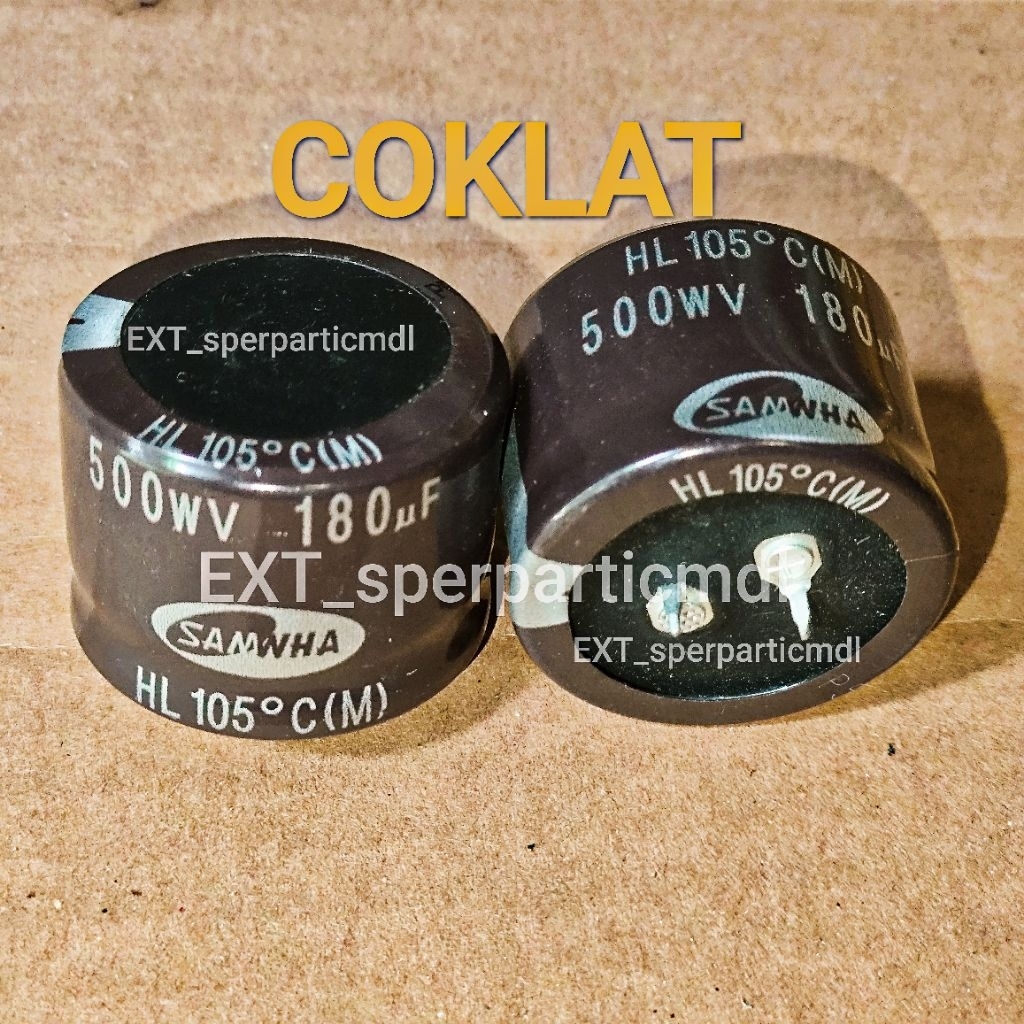 ELCO 500WV 180uF SAMHWA FREEZER LG INVERTER ORIGINAL