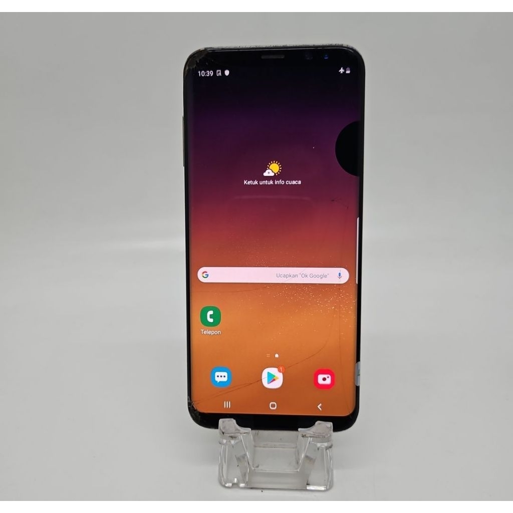 Samsung Galaxy S8 4GB/64GB Midnight Black – Second (Layar Pecah, Shadow Tipis)