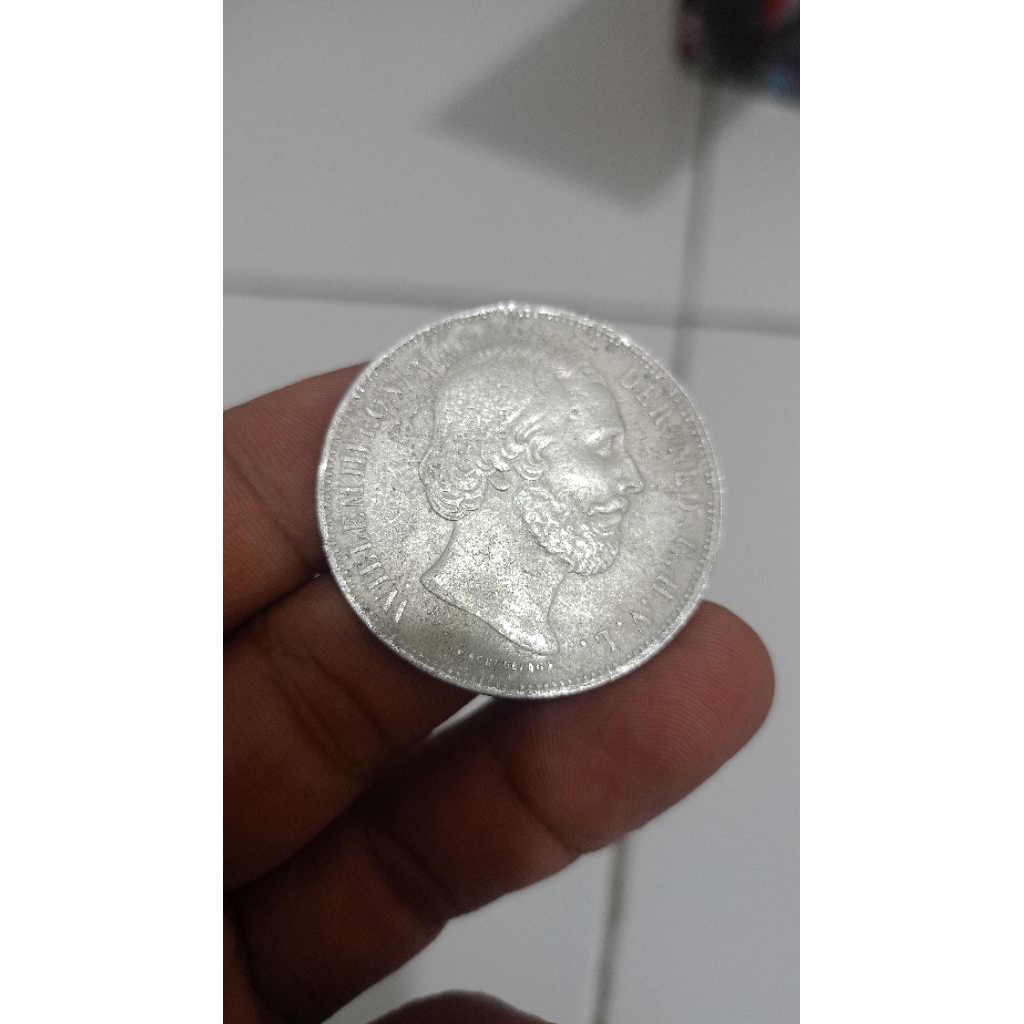 koin 2,5 Gulden willem 3