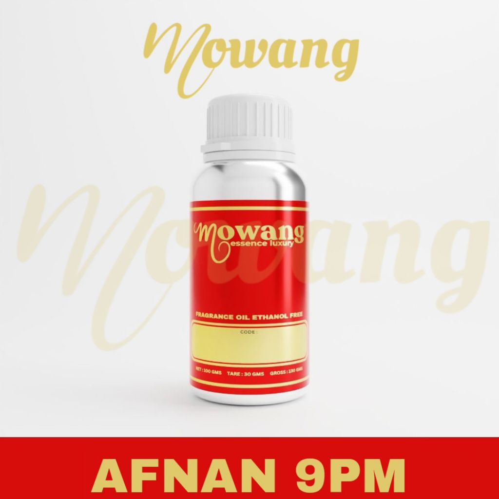 AFNAN 9PM - MOWANG FINE FRAGRANCE OIL - BIBIT PARFUM MURNI SEGEL PABRIK