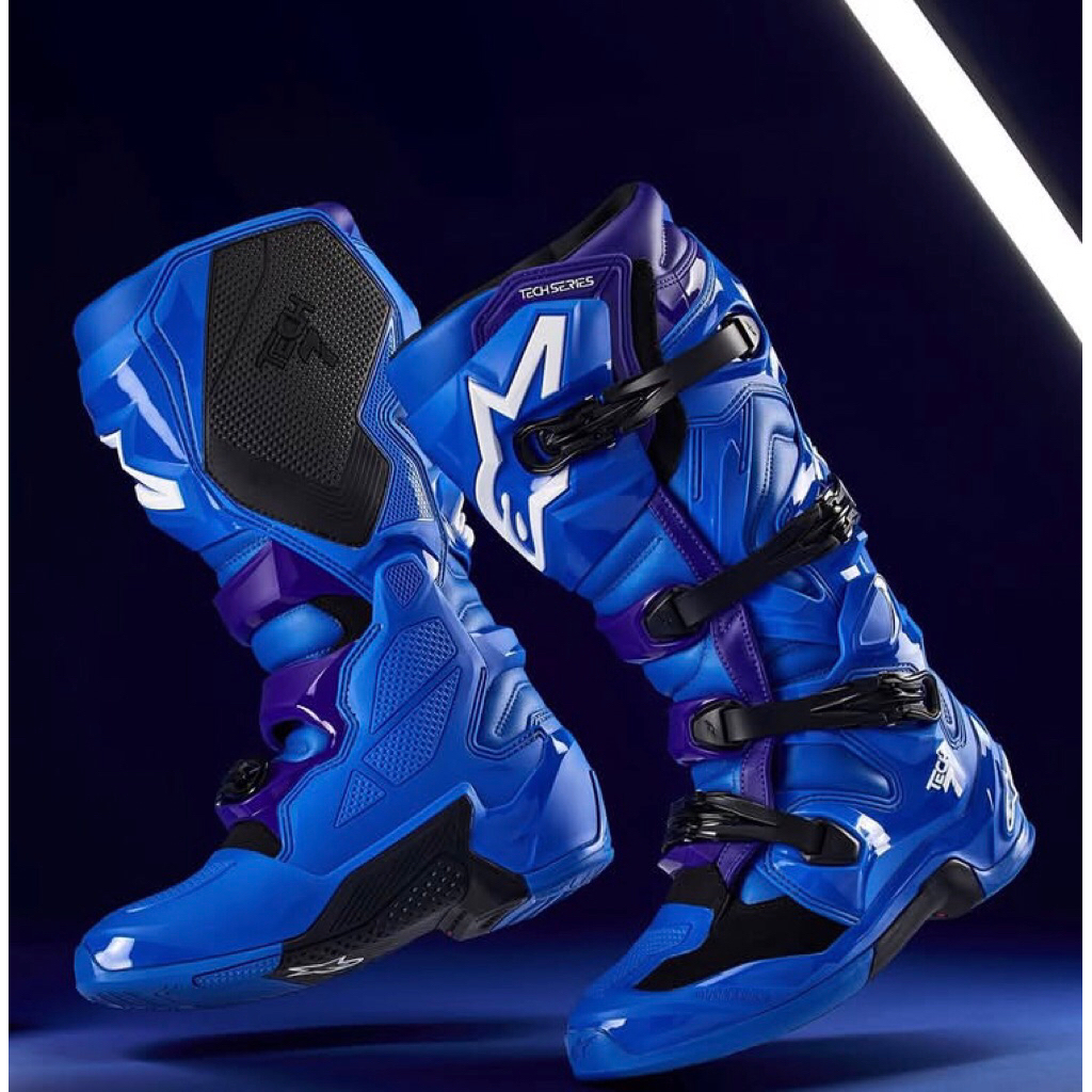 sepatu alpinestars tech 7 blue limited edition