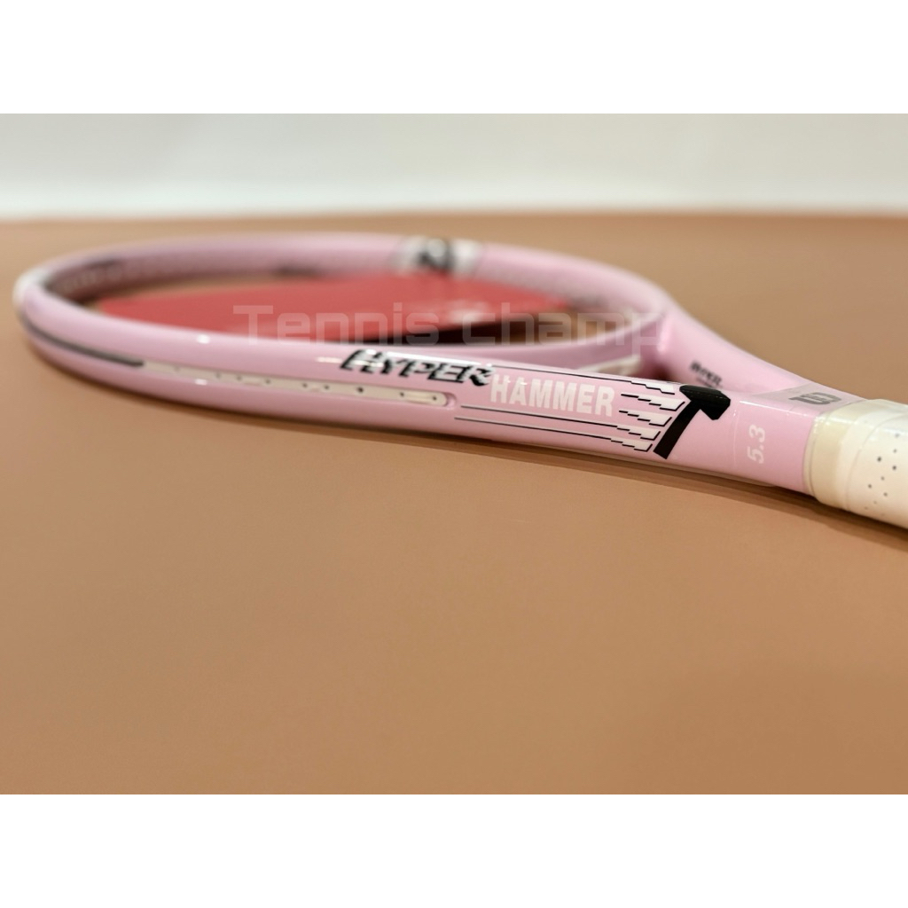 Cuci Gudang Raket Tenis Wilson Hyper Hammer 5.3 Baby Pink/ Tennis Racket Wilson Hyper Hammer 5.3