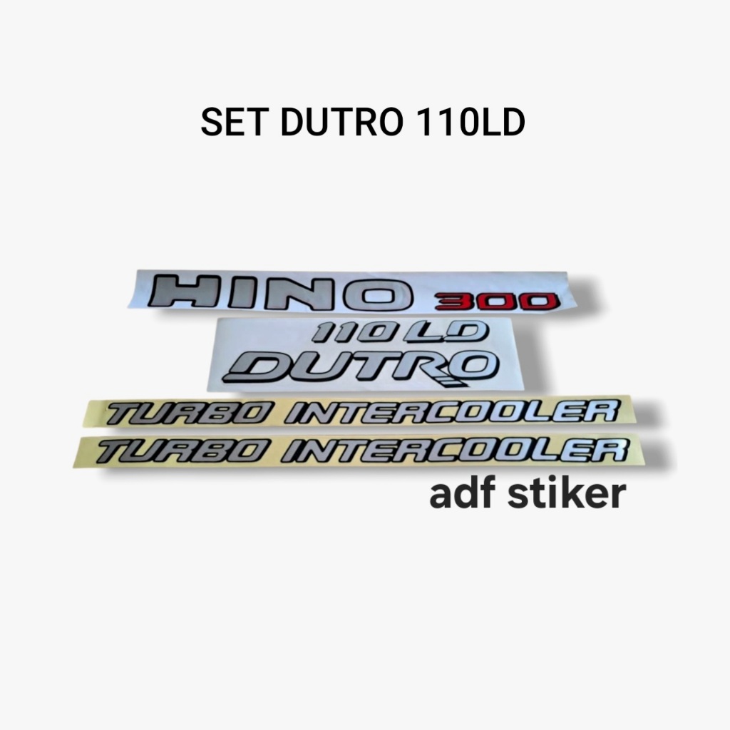 Stiker hino 300 dutro 110 LD / stiker hino 300 dutro 110LD / stiker dutro 110LD
