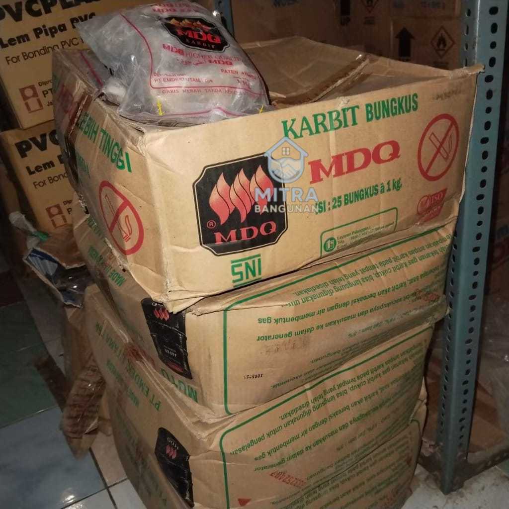 (1 DUS) KARBIT MDQ 1 KG ISI 25 BUNGKUS / KARBIT BUAH / KARBIT LAS / KARBIT BATU