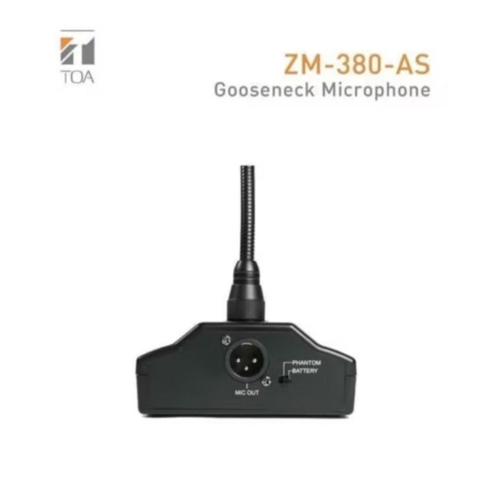 Mic Meja TOA / Mic Podium Gooseneck ZM 380