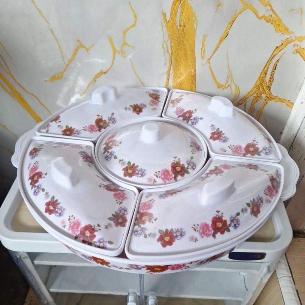 Prasmanan Melamin Bulat