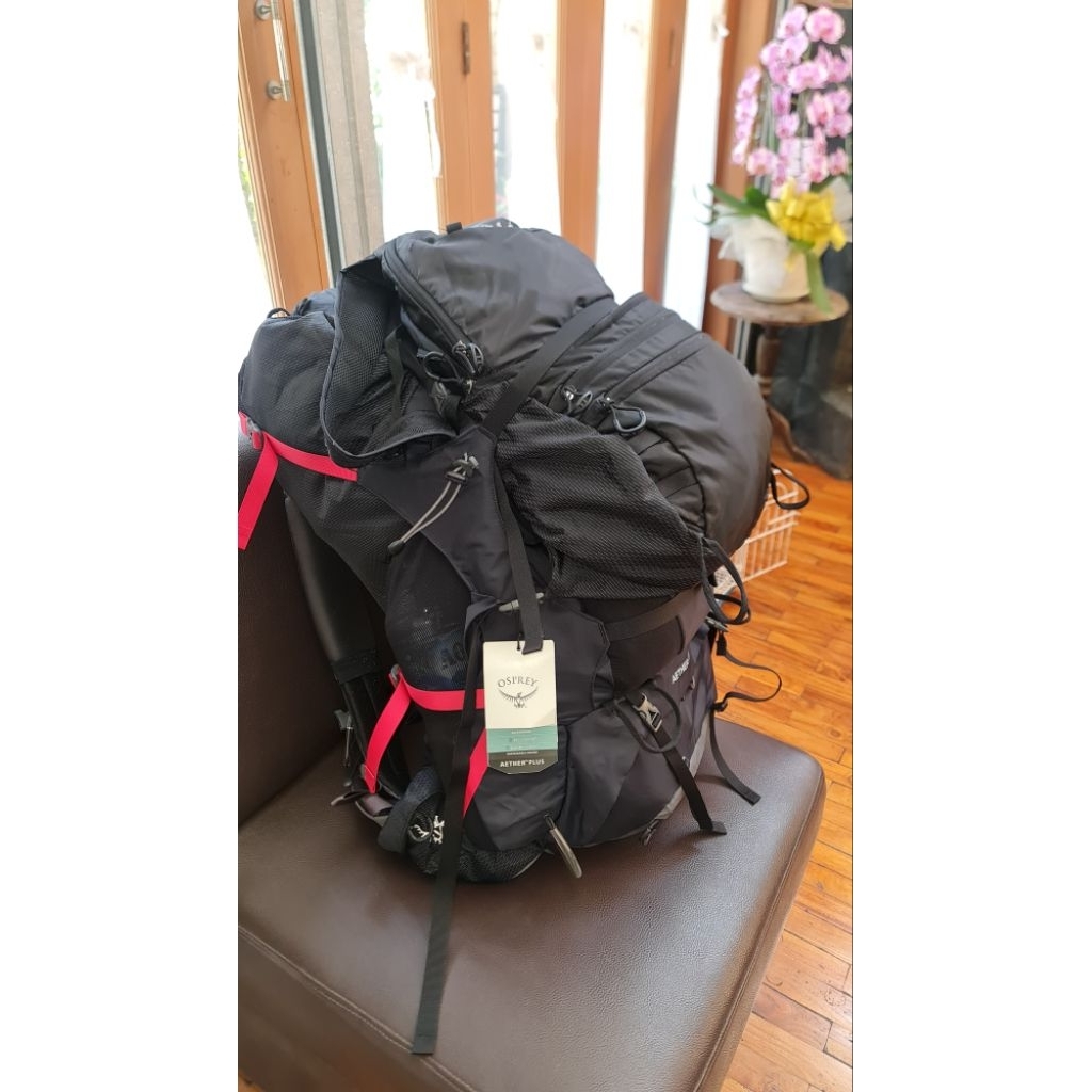 tas ransel carrier OSPREY AETHER PLUS 70 LITER original asli bekas second mulus bersih