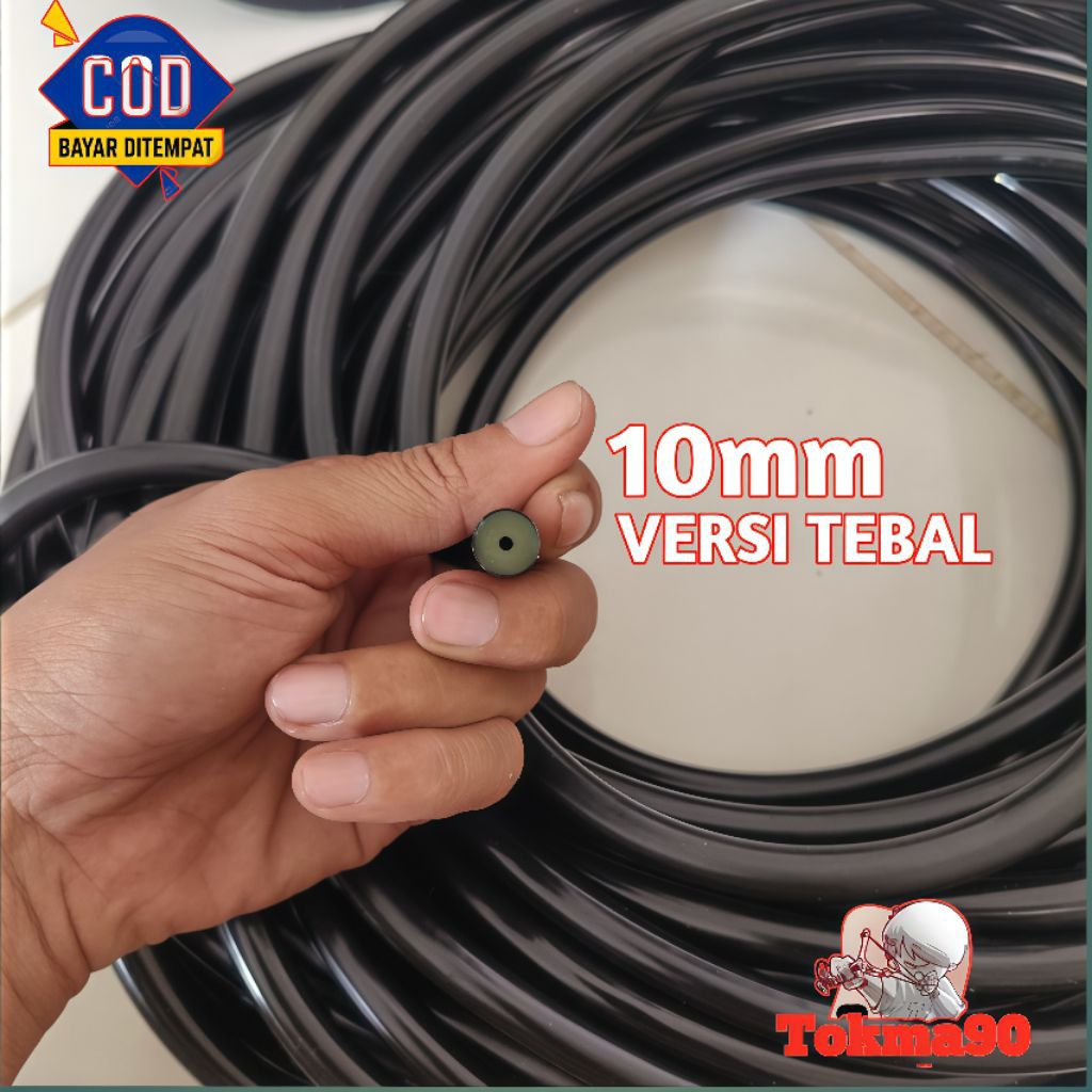 Karet Panah Ikan 10mm Versi Tebal Lubang 1,5mm 100% Original Realpict