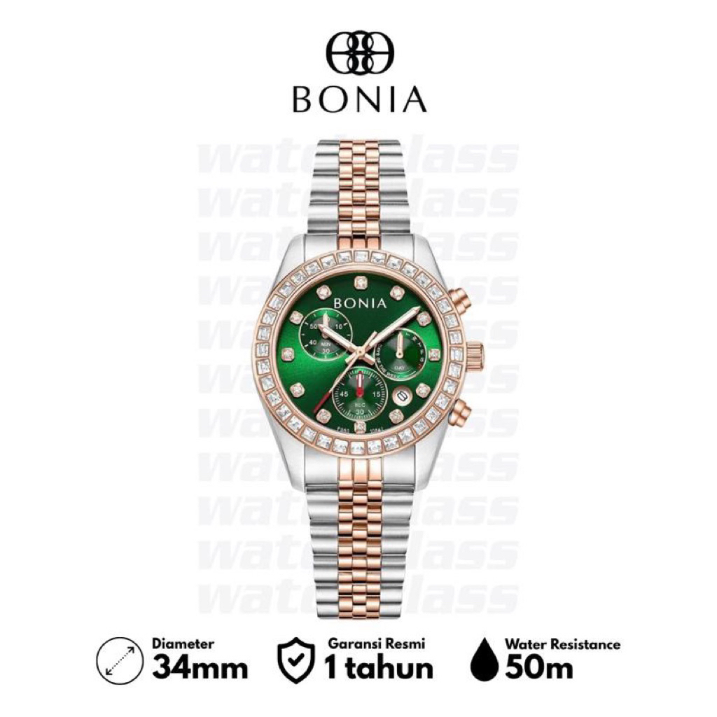 bonia B10842 Jam Tangan Kronograf Wanita
