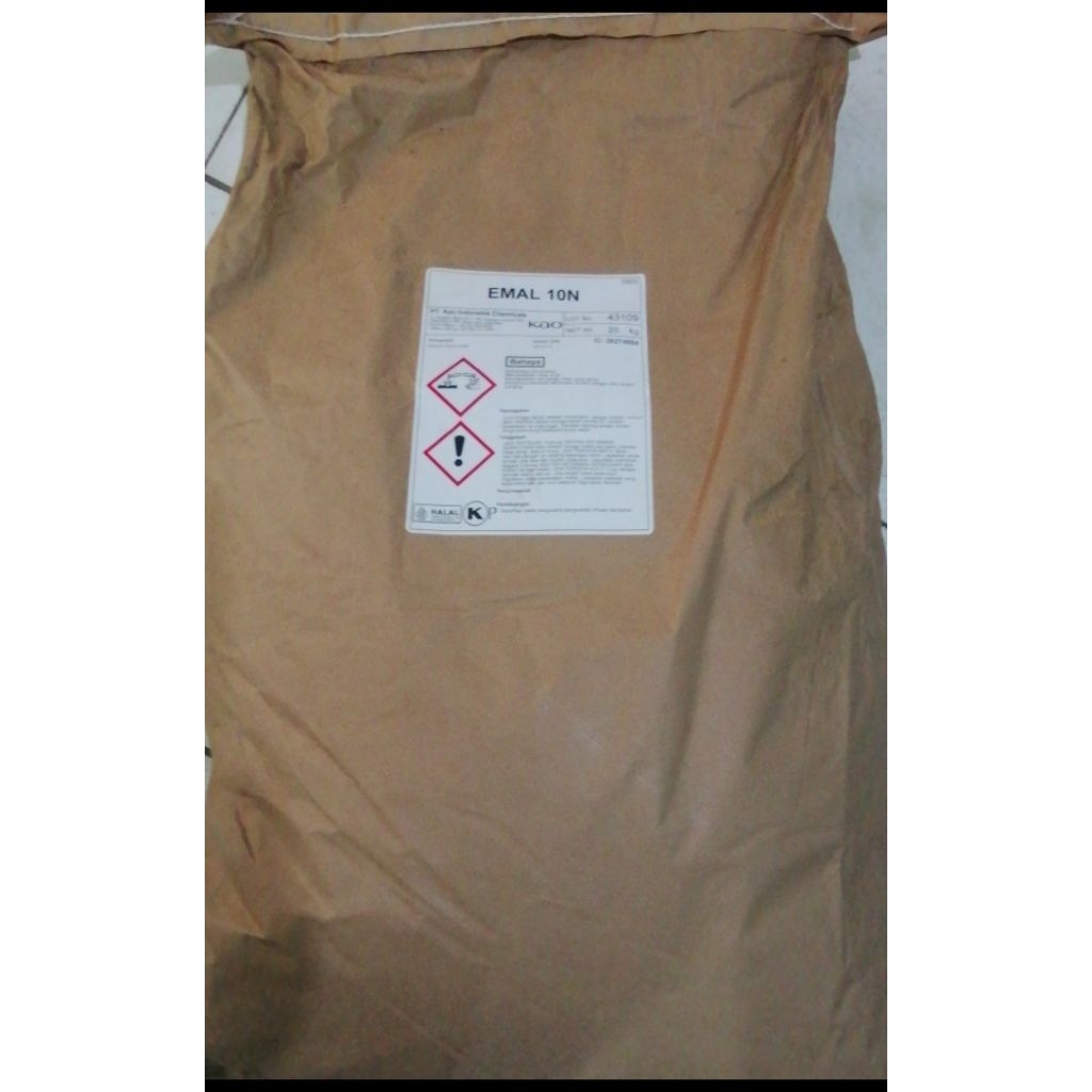 EMAL 10 N KAO / SLS / SODIUM LAURYL SULFATE / EMAL NEEDLE - 20 KG