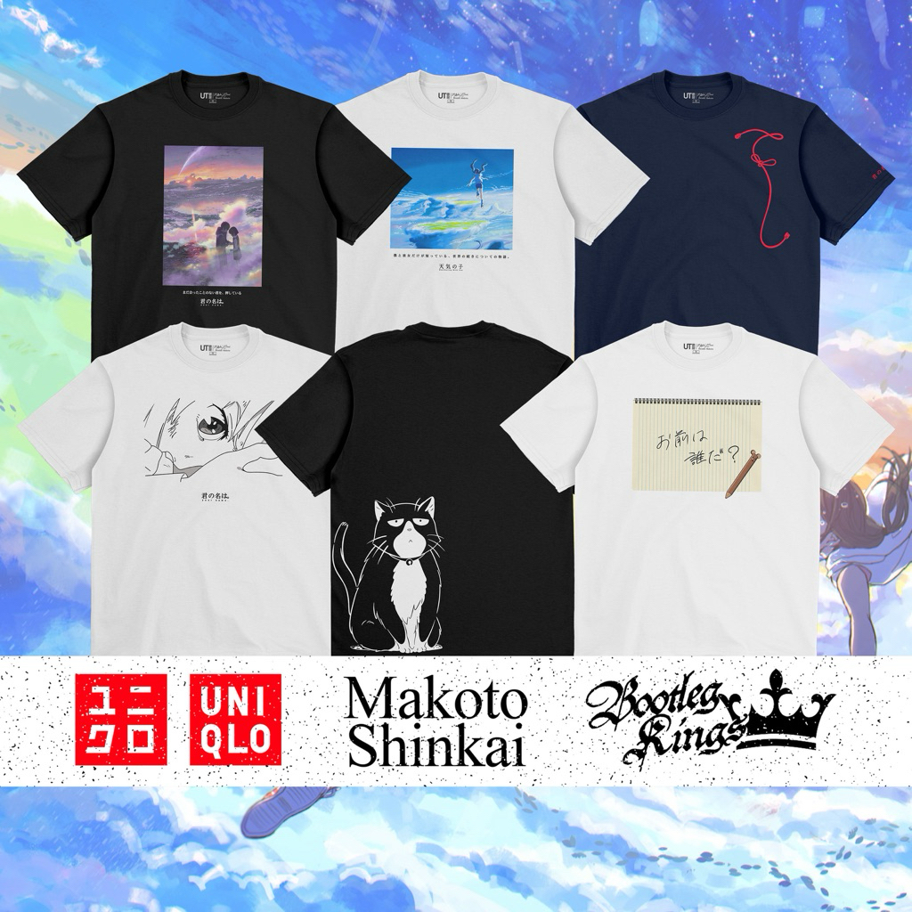 [HOT] UNIQLO X MAKOTO SHINKAI 2019 UT GRAPHIC T-SHIRT | MATERIAL 24s COTTON COMBED ASLI | SABLON PRE