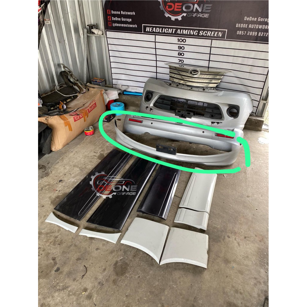 Bodykit depan bemper luxio new