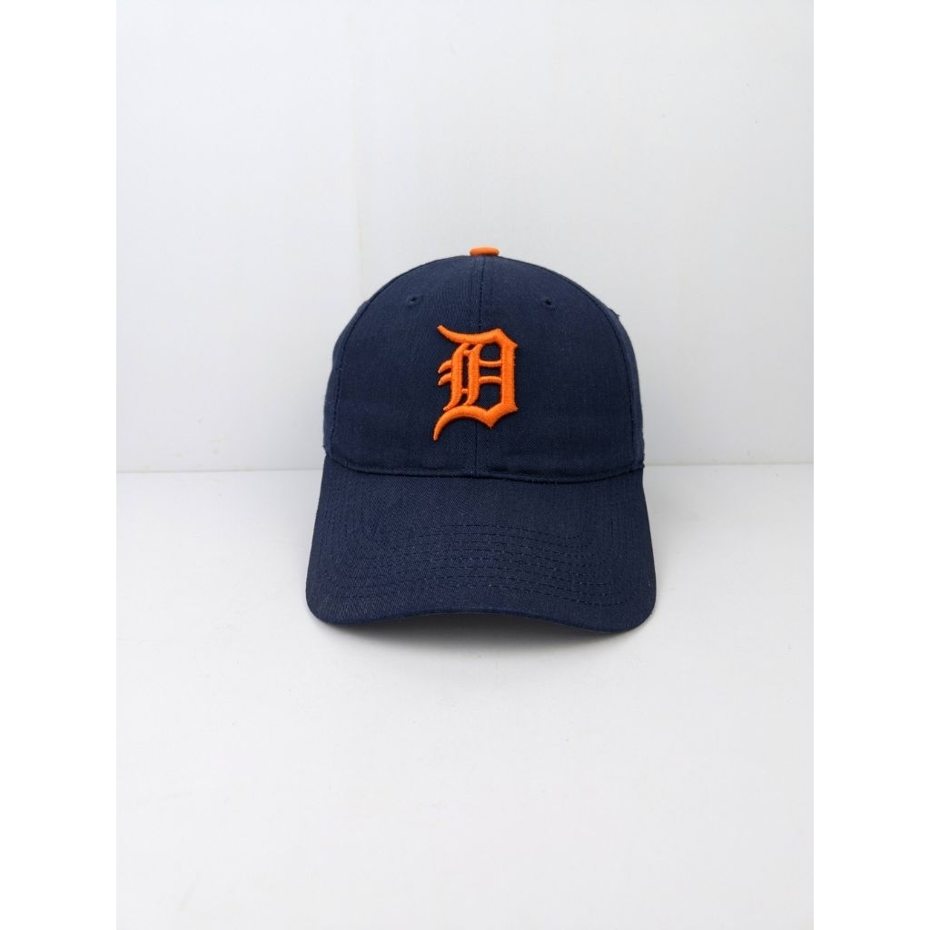 Topi MLB Detroit Tigers Baseball Bisbol Logo D 6 Panel Outdoor Cap