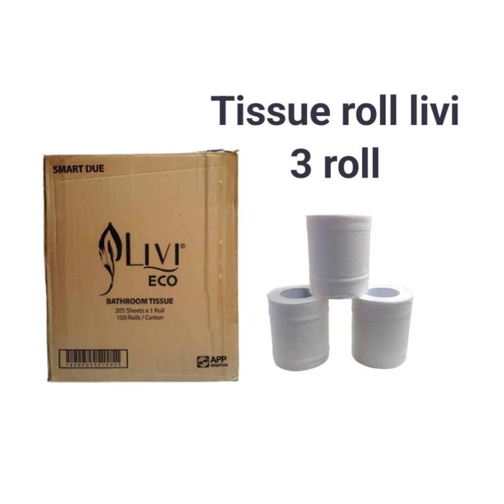 Tissue roll livi/tissue gulung isi 3 LIVI