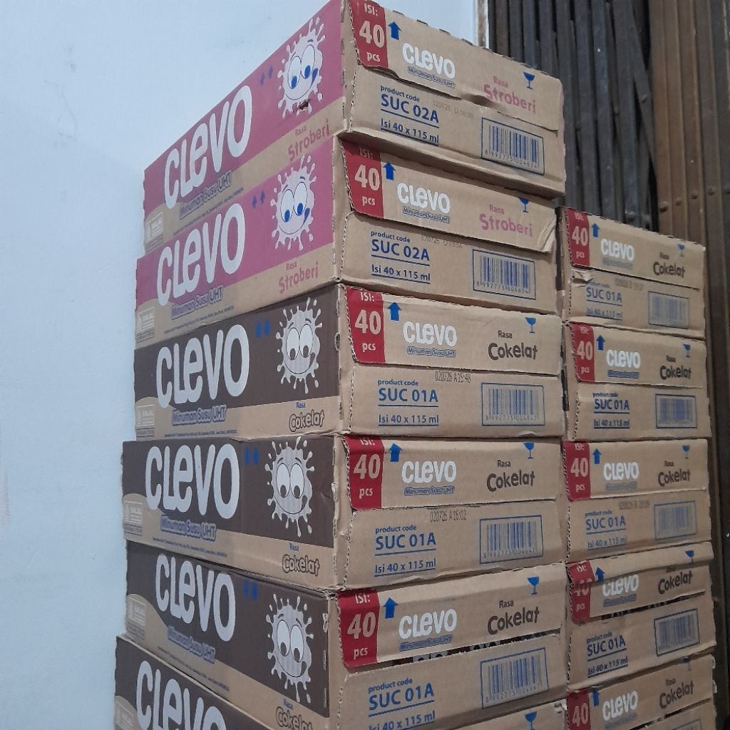 Susu Clevo Kotak 115ml (1 karton = 40pcs)