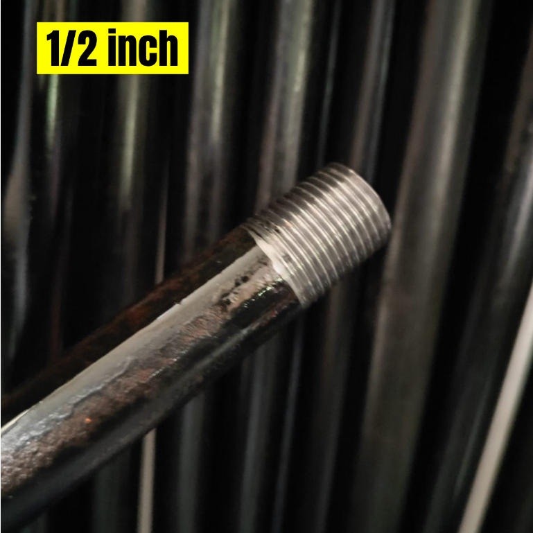 Pipa Besi Pipe Clamp 1/2 inch Spindo SCH40 Penjepit kayu Bar Clamp 100cm/120cm