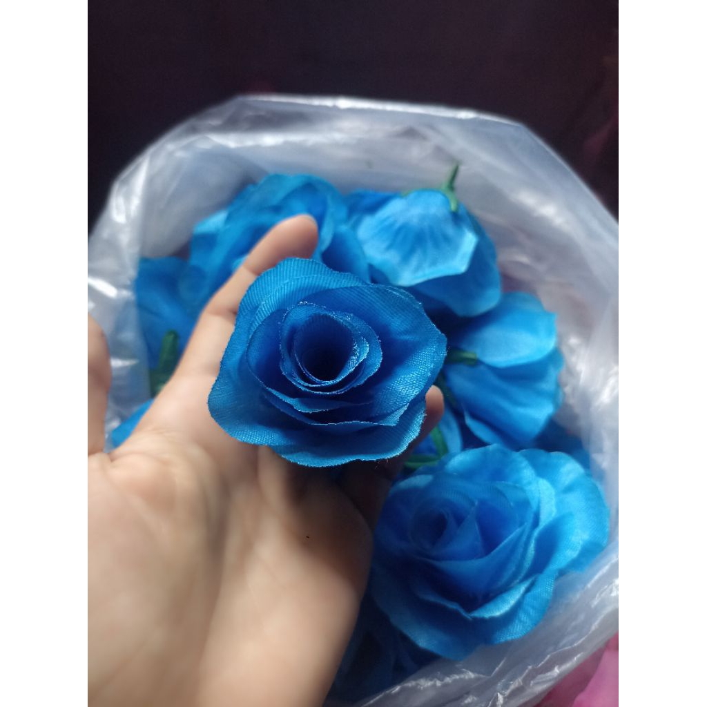 READY STOK Bunga mawar artificial mekar kuntum murah / perkuntum / tanpa tangkai