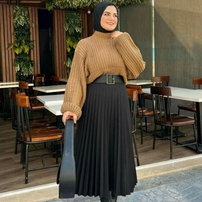 Rok Plisket Panjang Premium-Rok Plisket-Rok Plisket Mayung-Plisket Panjang Wanita