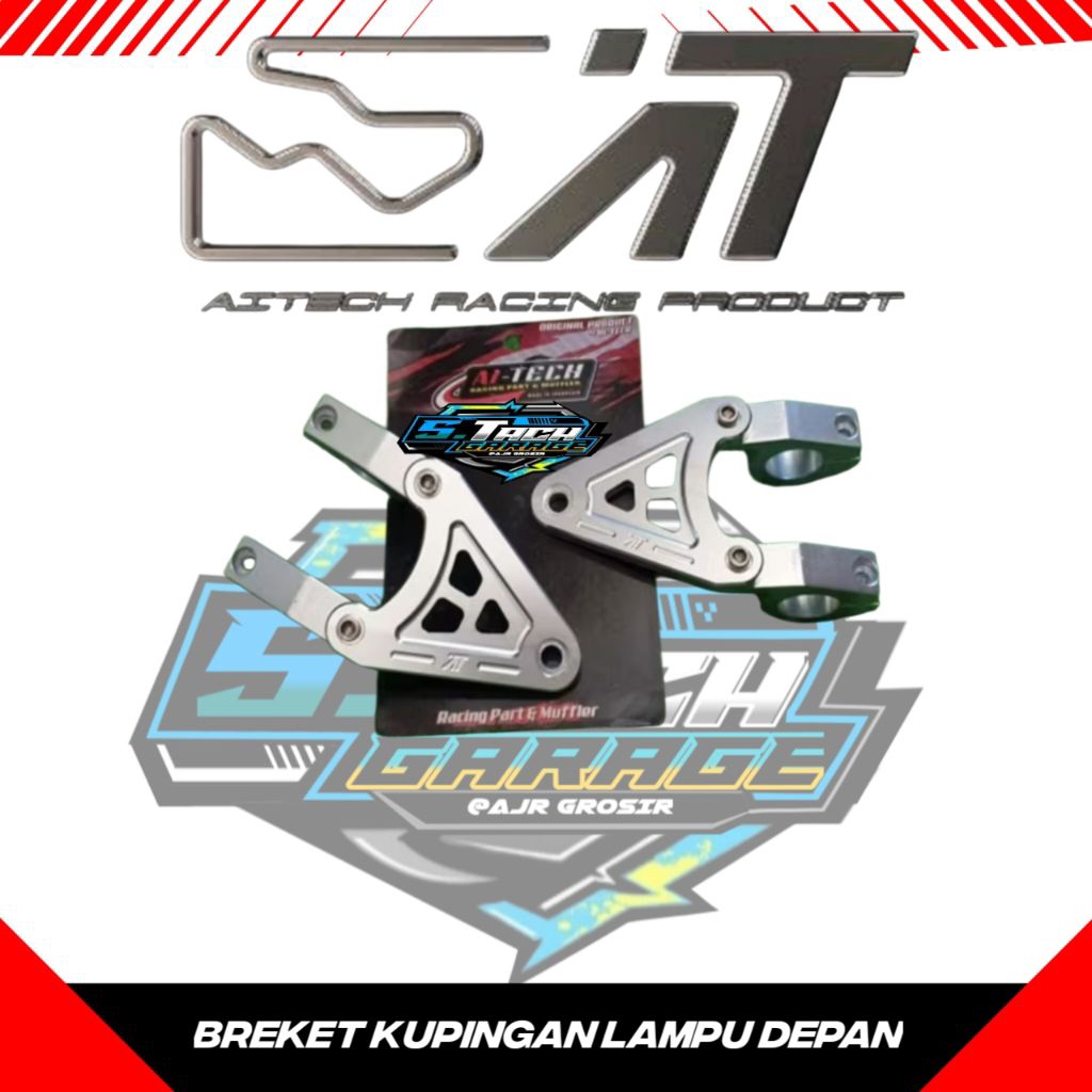 BREKET KUPINGAN LAMPU BULAT VICTOR as26 PNP CB GL MEGAPRO KAWASAKI NINJA ORIGINAL AITECH