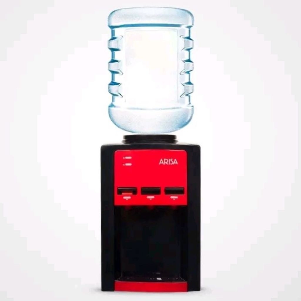 Dispenser Portable Arisa WD-1011P | Water WD1011P 3 kran panas dingin