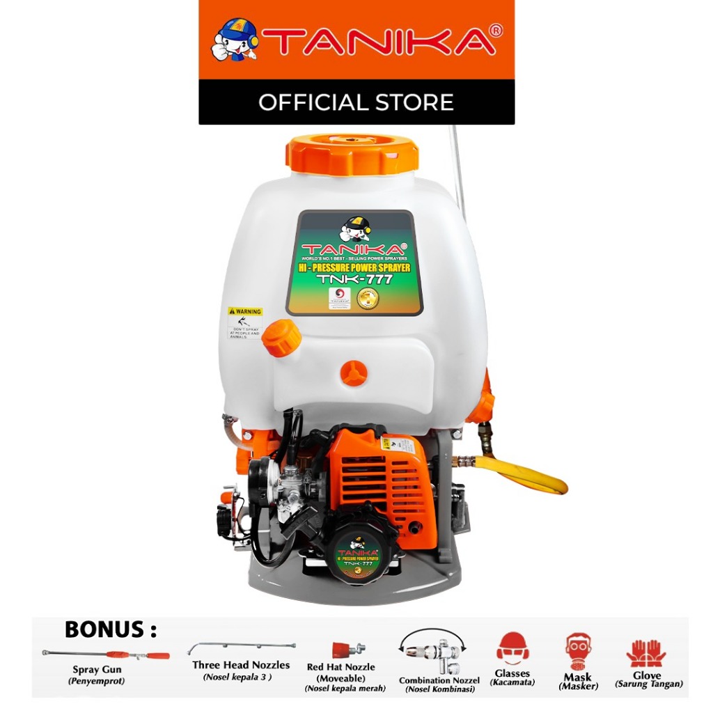 TANIKA Unit Power Sprayer / Penyemprot Tekanan Tinggi TNK 777 (TK2PS1u).