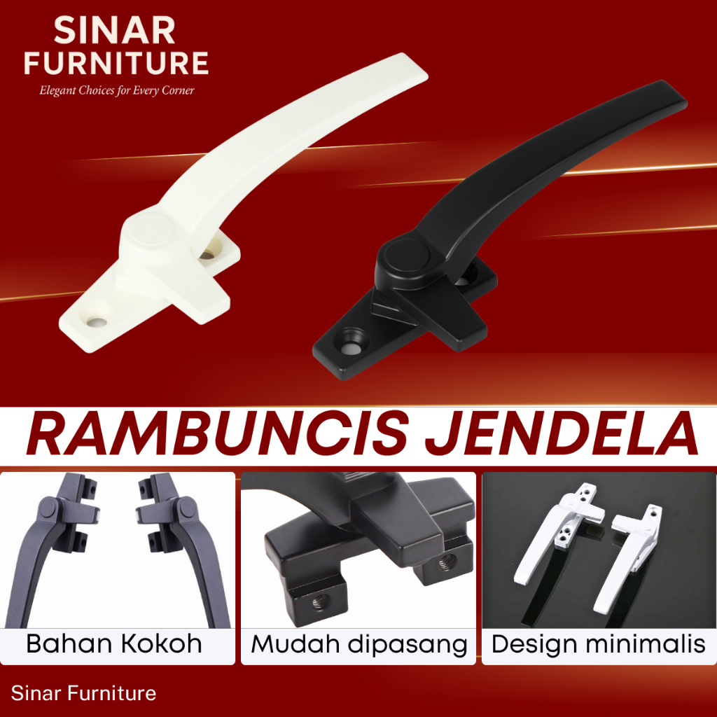 Kunci Jendela / Rambuncis Jendela Aluminium
