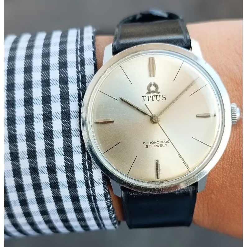 Jam Tangan Titus Chronobloc Vintage