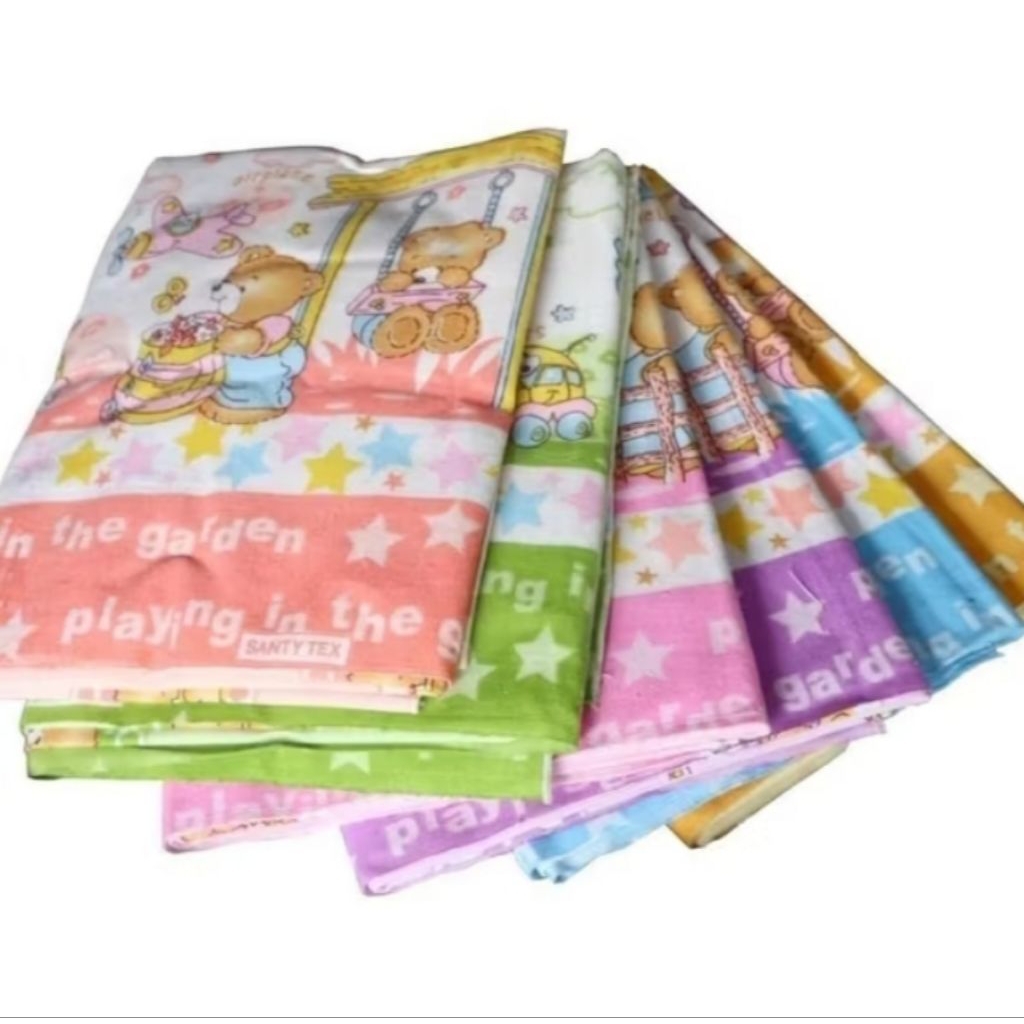 1lusin/12 pcs kain bedong flanel uk 110X90 cm-pernel bayi bedong bayi murah berkualitas