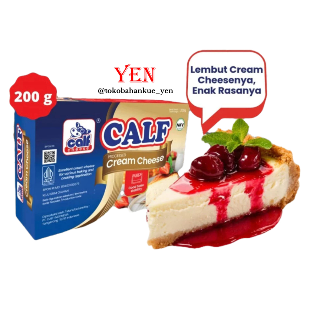 Calf Cheese Cream Cheese / Krim Keju / Keju Oles 200gr