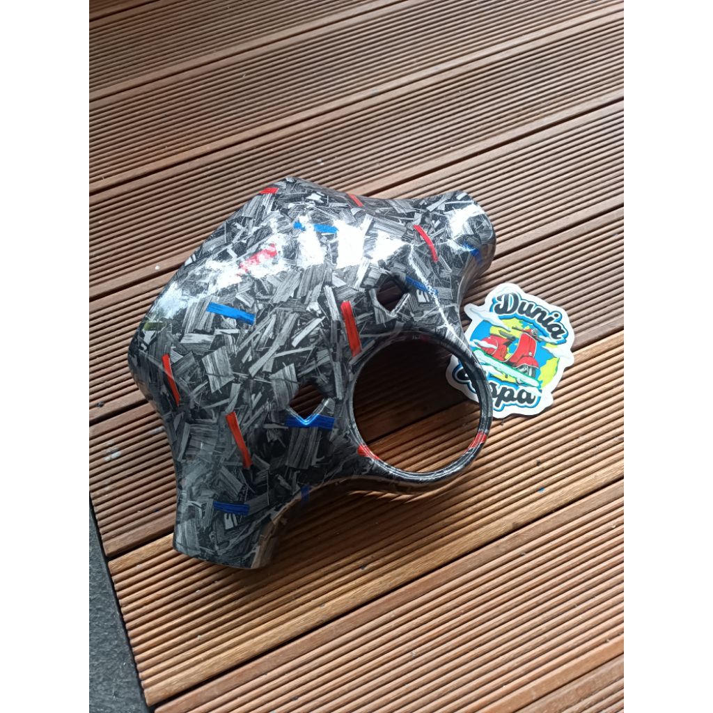 batok atas vespa px original motif karbon