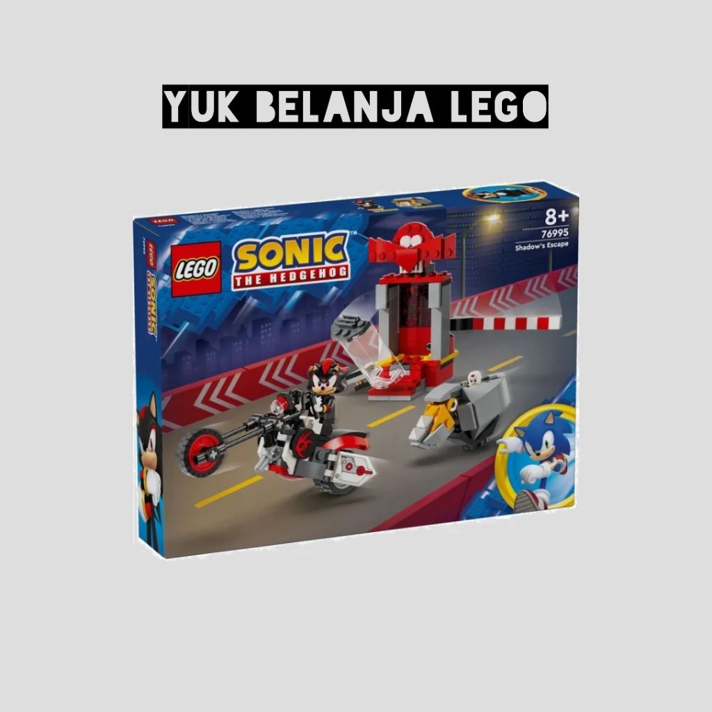 LEGO Sonic the Hedgehog 76995 Shadow the Hedgehog Escape (196 Pieces)
