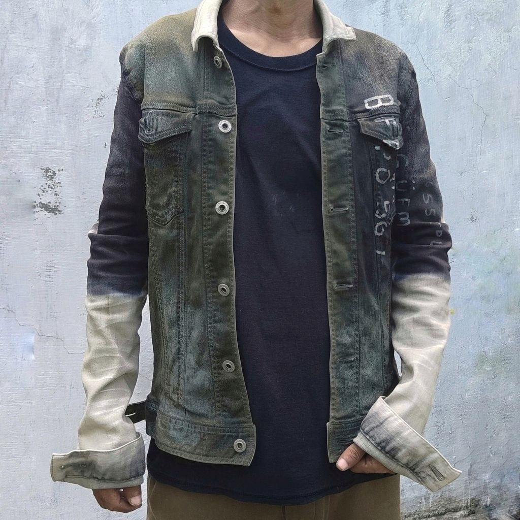 Semi punk denim custom jacket