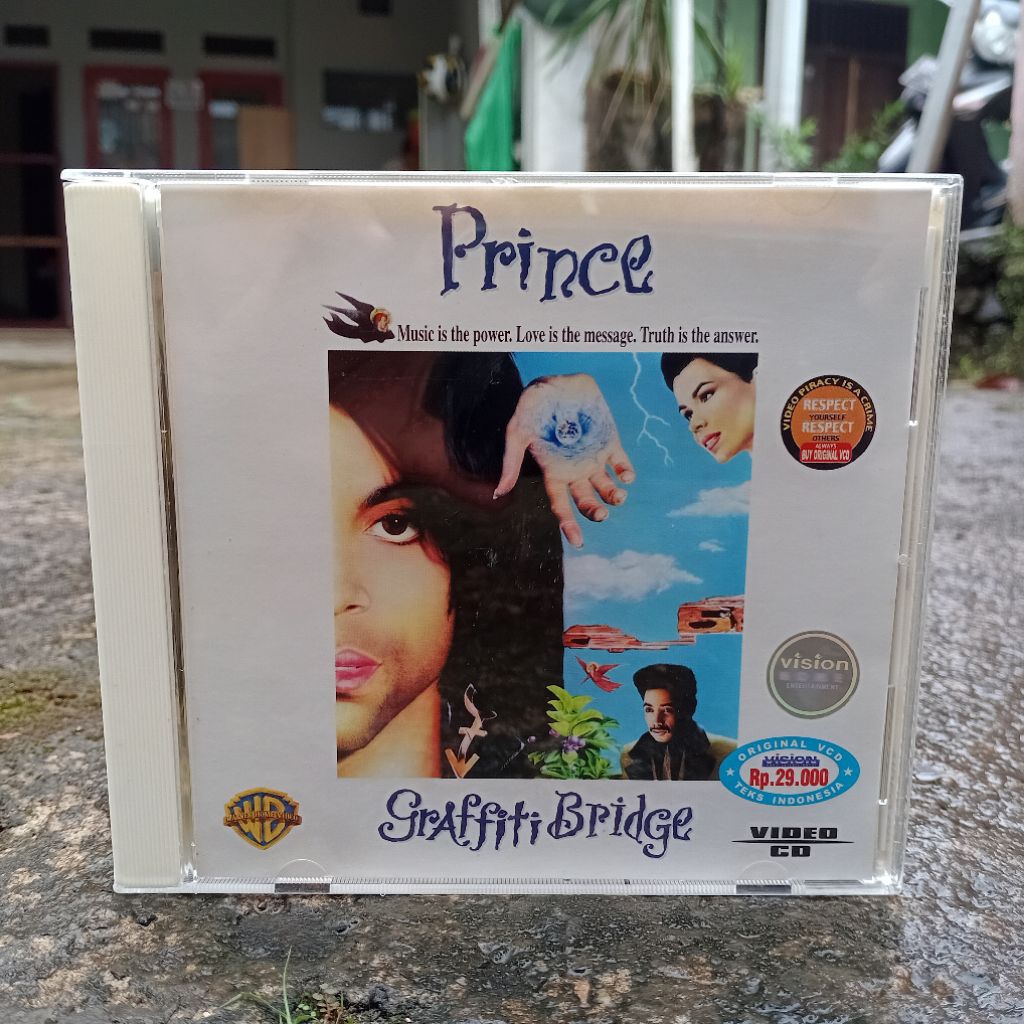 VCD Prince Graffiti Bridge (1990) Teks Indonesia Original Warner Bros VideoCD