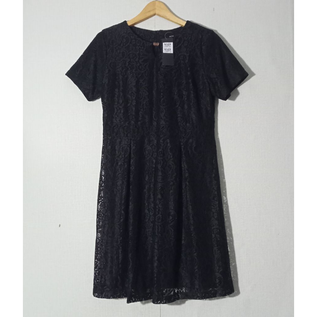 Eprise - Dress Brokat Hitam Size S, L