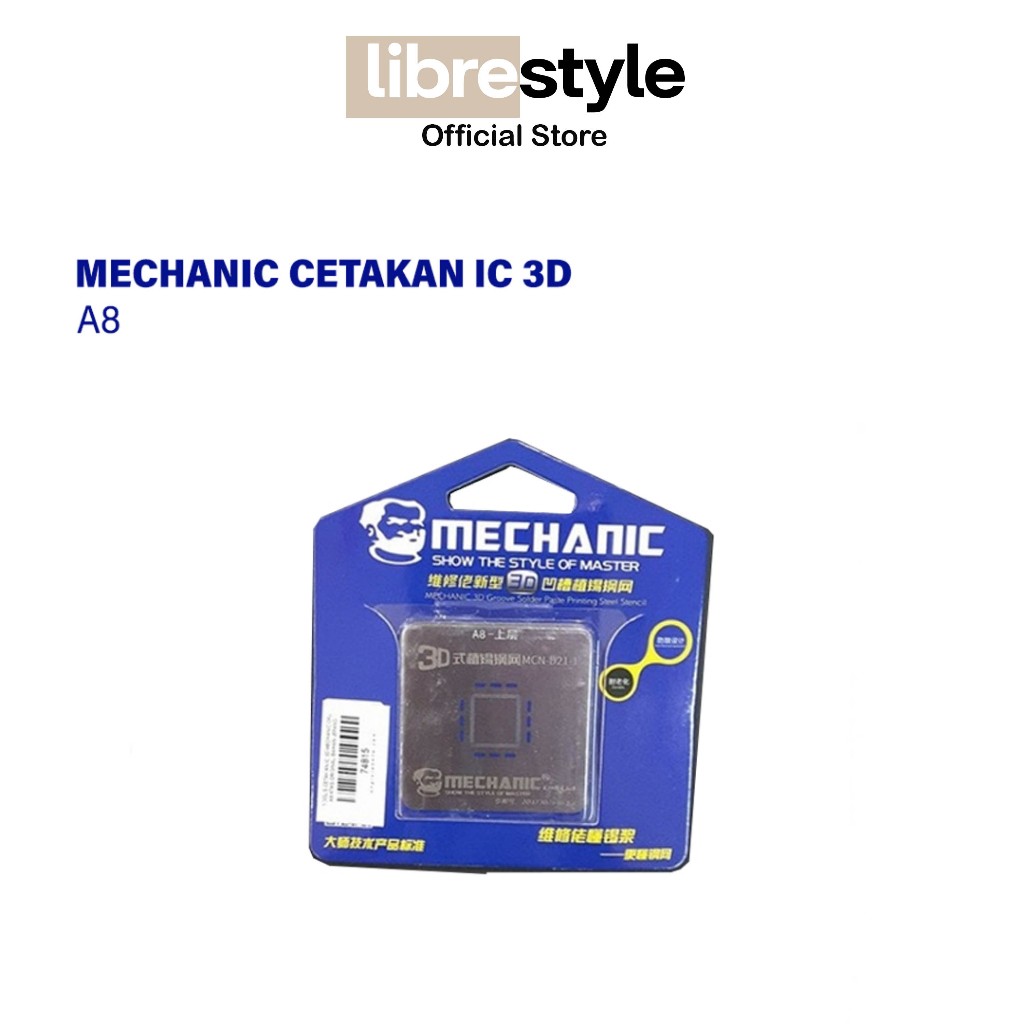 Mechanic A8 Cetakan IC 3D CPU ATAS BAHAN JEPANG - CETAKAN A8 MECHANIC ORIGINAL