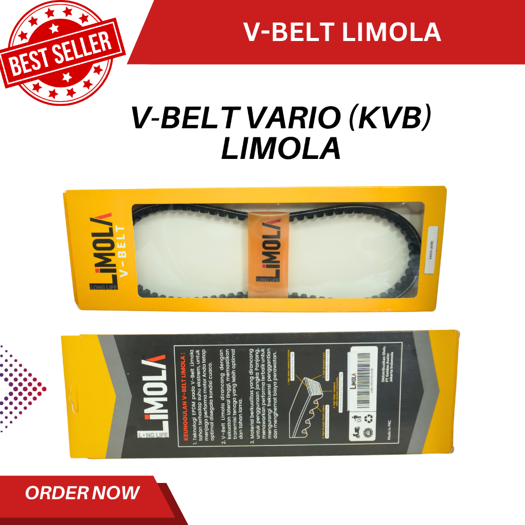 VANBELT / V-BELT VARIO 110 OLD (KVB) LIMOLA