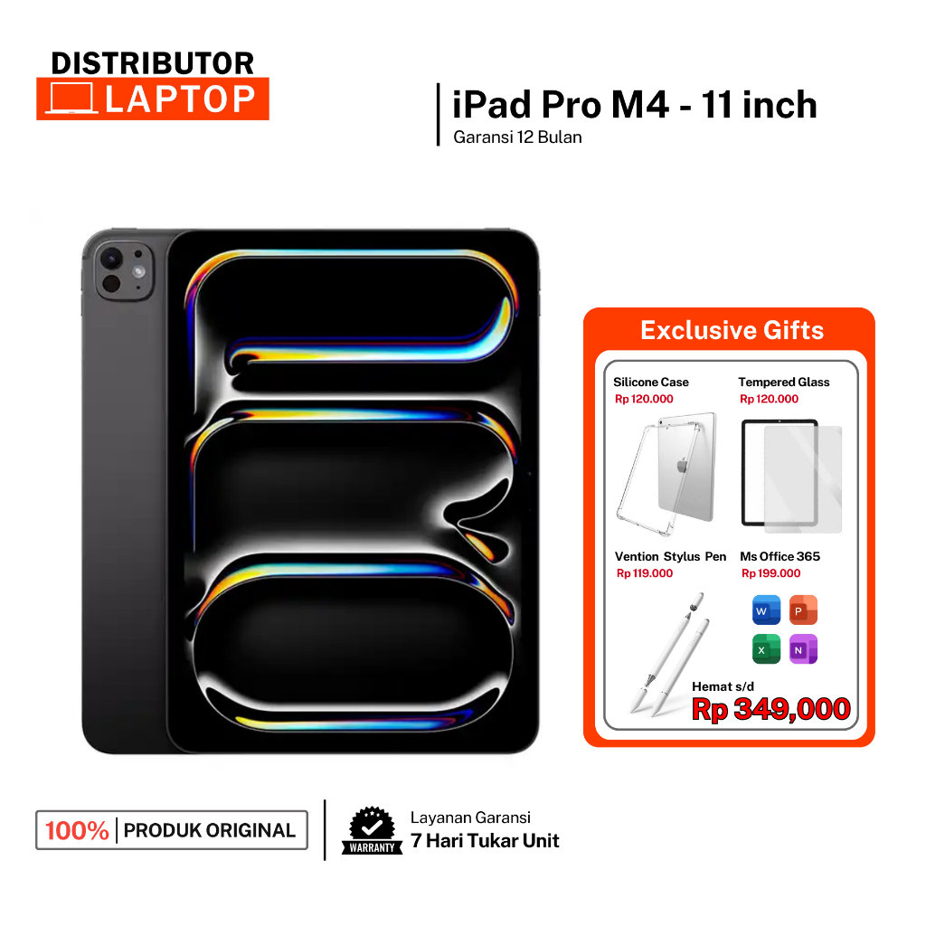 Bundling - iPad Pro M4 2024 [ 512GB - 256GB ] 11 inch Wifi Only