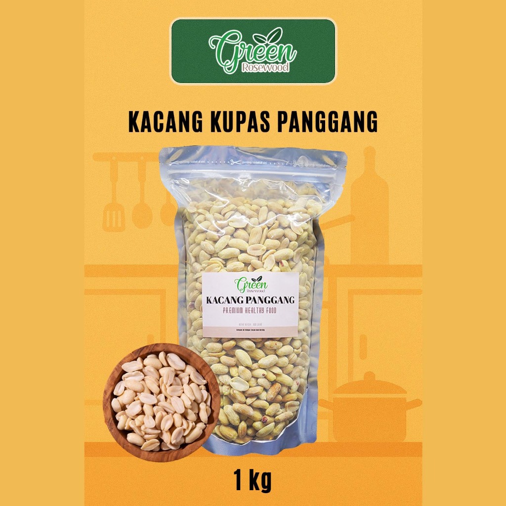 1 KG KACANG TANAH KUPAS PANGGANG / KACANG TANAH KUPAS JUMBO / KACANG TANAH KUPAS BESAR SIZE 25/29