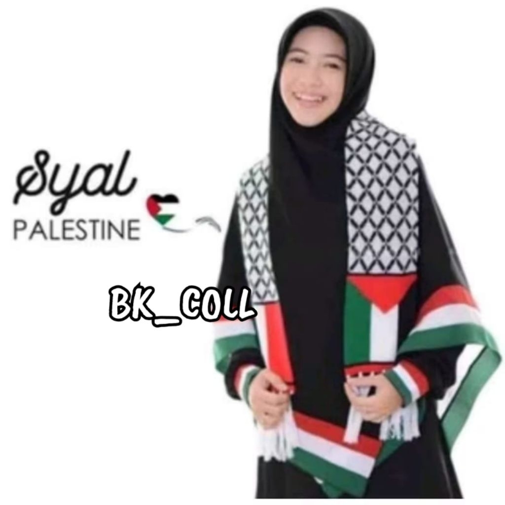 SYAL PALESTINA RAJUT TEBAL