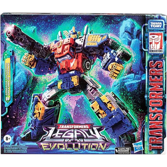 Transformers Toys Legacy Evolution Commander Armada Universe Optimus Prime Toy, 7.5-inch, Action Fig
