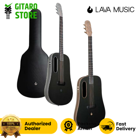 Promo Gitar LAVA Me Pro Guitar FREEBOOST Lava Me Pro+ Kabel Jack Lava 6m + Strap Gitar Lava - Grey