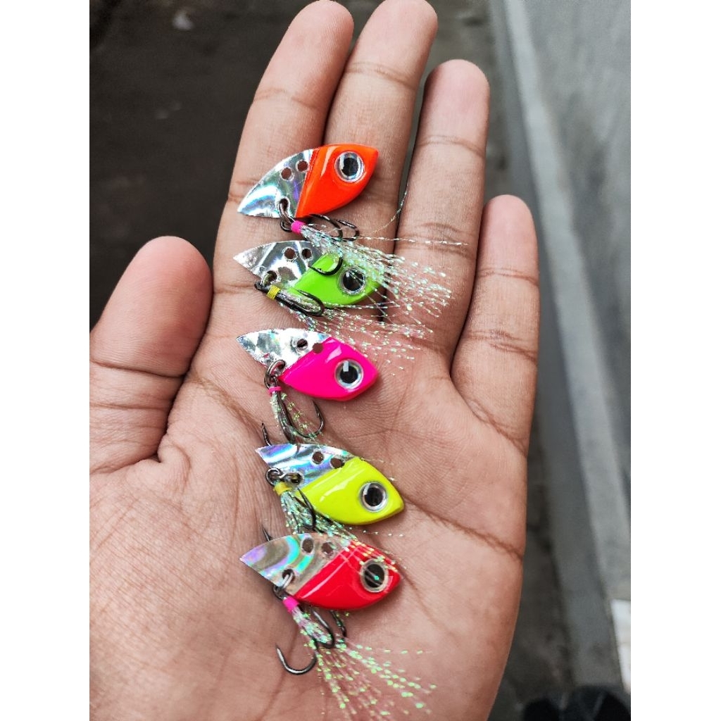 HS Half Solid Vibra Sirip Hiu 5gr 7gr  10gr  by warounk pancing shop Casting Deep Water Gabus/Toman