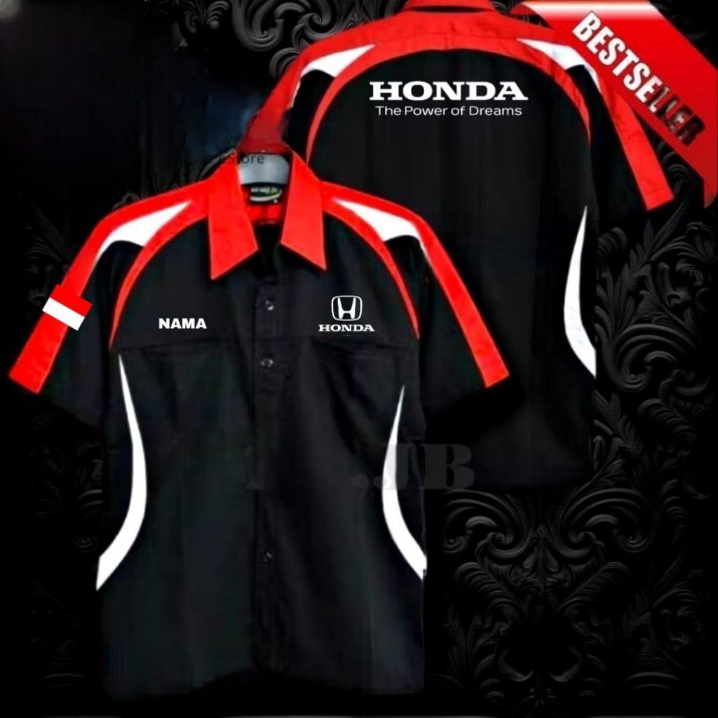 pendek kemeja Honda seragam Honda pdh Honda kemeja kerja Honda seragam kerja Honda pdh kerja Honda p