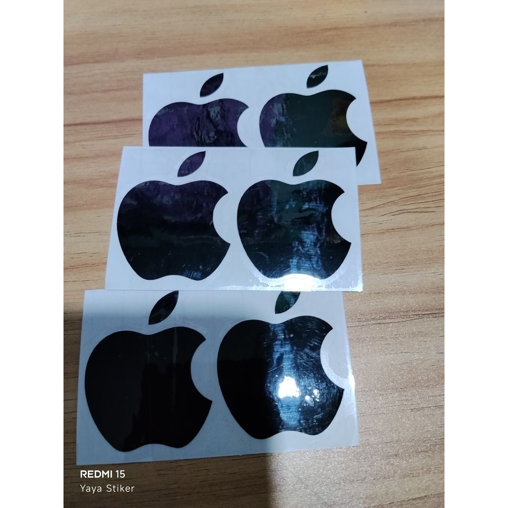 stiker cutting logo IPHONE