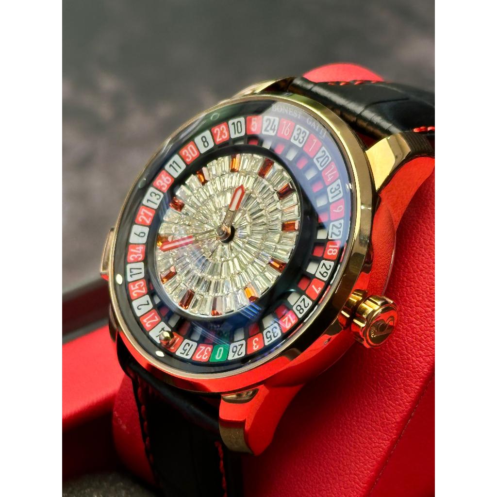 Jam Tangan Pria Bonest Gatti BG-8004 "Gemstone European Roulette"
