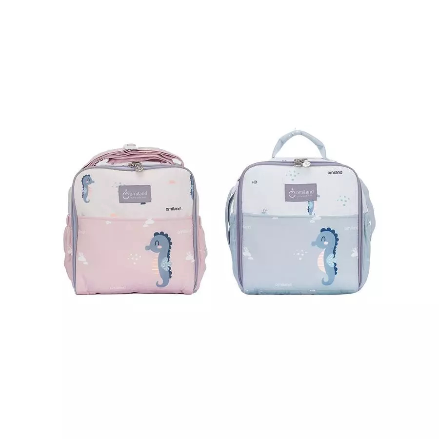 Omiland Tas Bayi Multifungsi Kecil Sea Horse Diaper Bag - OTK 0003-4 / Omiland Tas Fox
