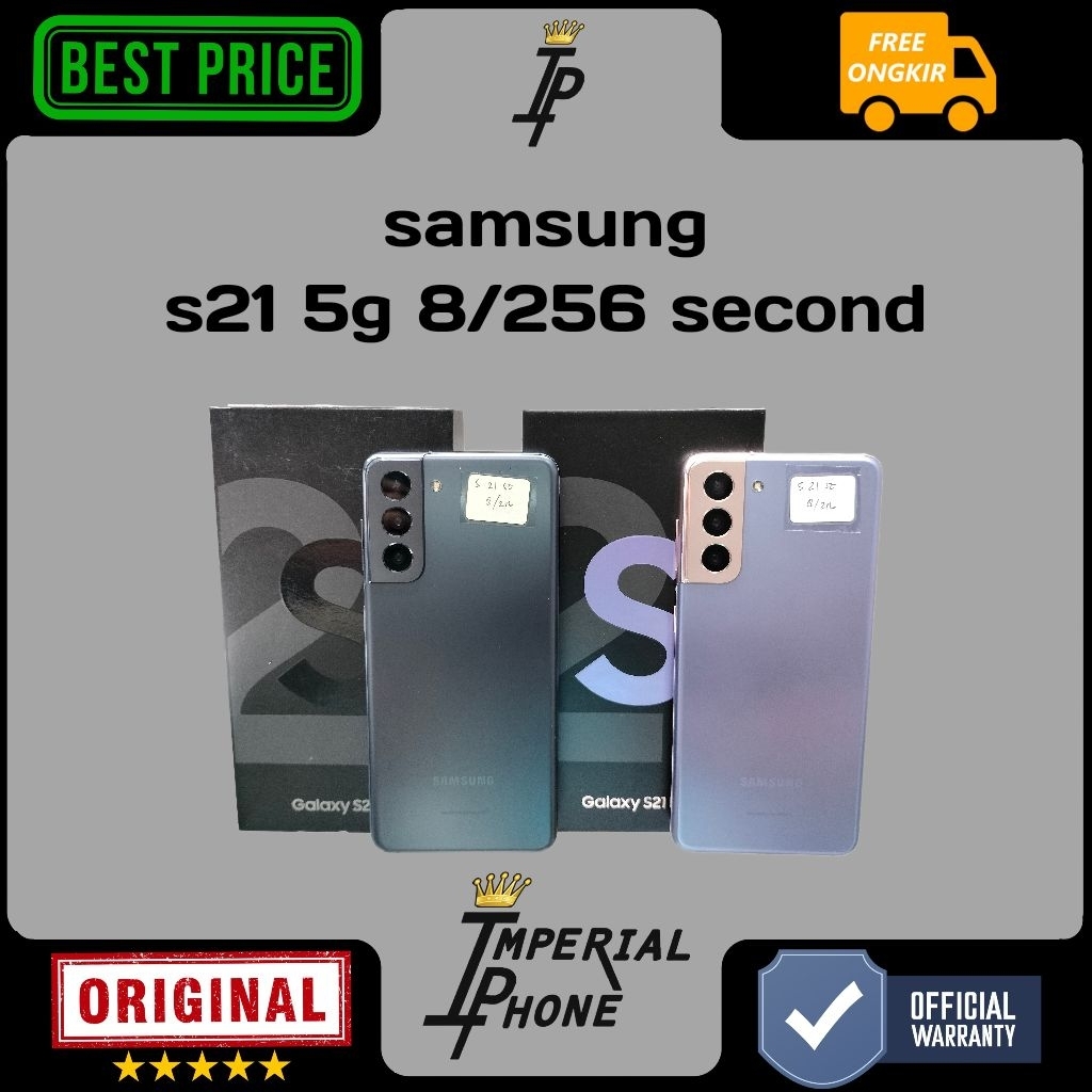 samsung galaxy s21 5g 8/256 resmi second