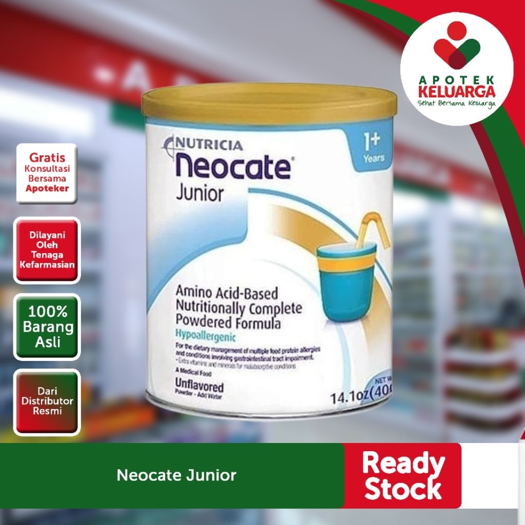 Neocate Junior 400gr/ Susu Alergi Protein/ Susu Alergi Anak