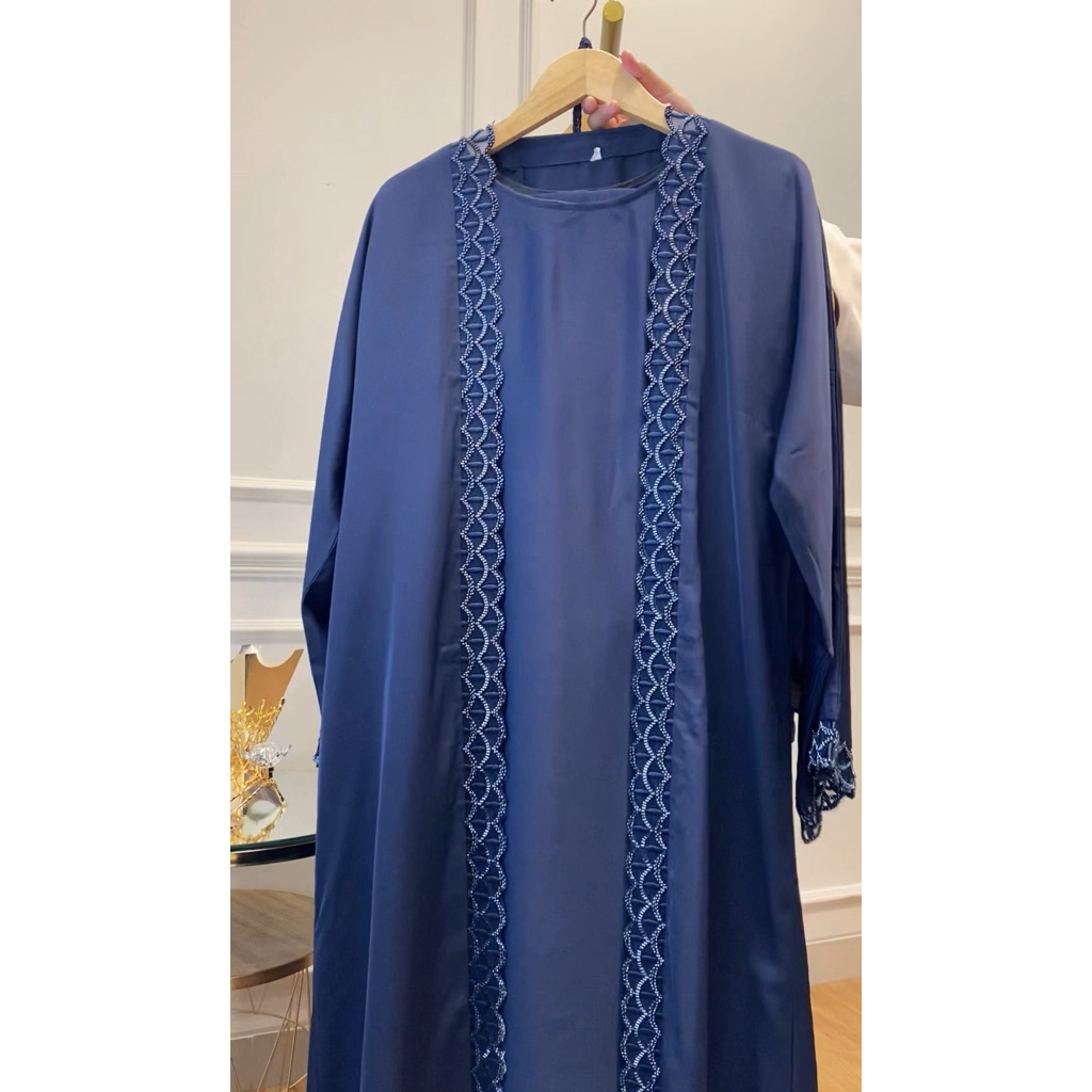 Abaya Oneset Navy