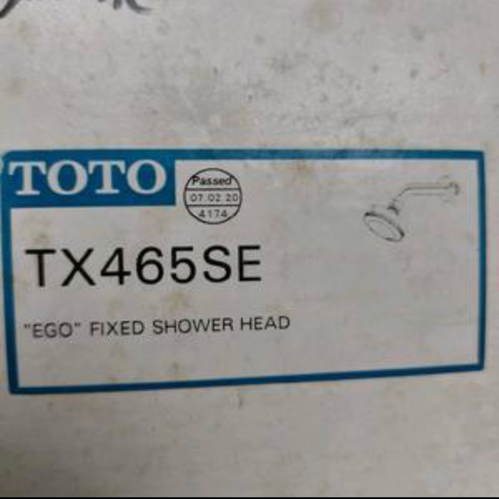 TOTO TX465SE | FIXED SHOWER WALL SHOWER HEAD SHOWER TX 465 SE